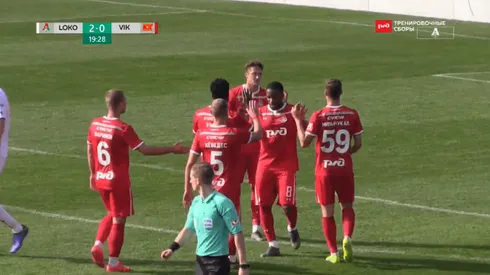 Farfán aportó un tanto en la goleada del Lokomotiv por partido amistoso