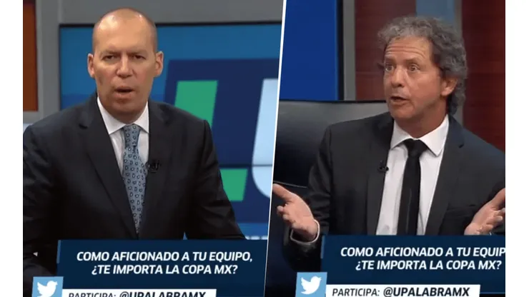 Foto de André Marín y el Ruso en Fox Sports.