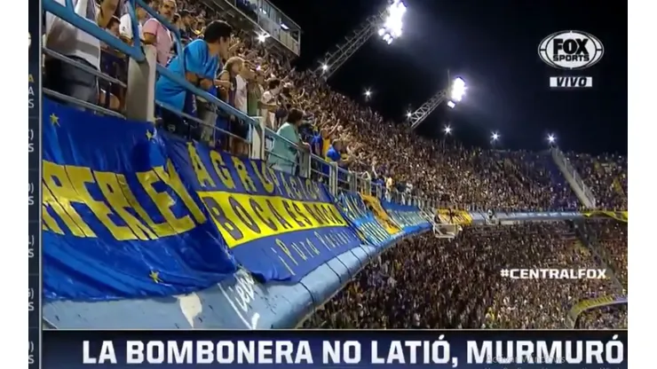 Foto de La Bombonera, que no latió.