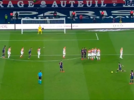 Nos paramos a aplaudir: Di María convirtió su tiro libre en una obra de arte