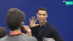 Muy enojado: así se marchó Cristiano Ronaldo del Wanda Metropolitano