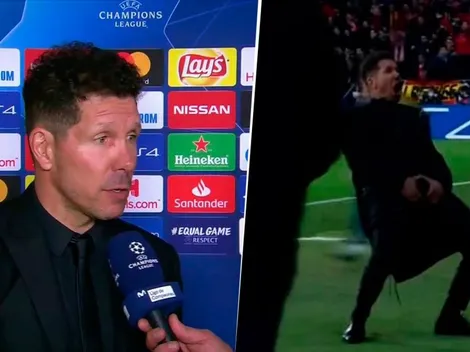 Simeone contó la razón de su gesto en el 1-0 del Atlético Madrid a Juventus