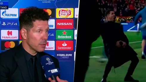 Simeone contó la razón de su gesto en el 1-0 del Atlético Madrid a Juventus