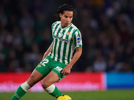Quique Setién reconoció el gran nivel de Diego Lainez