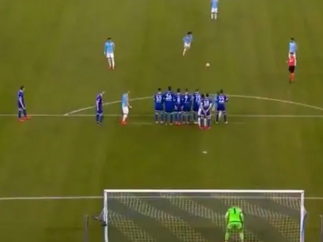 A lo Quintero: golazo de Sané para el Manchester City