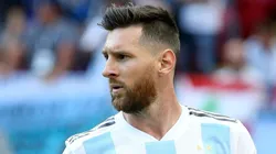 Foto de Lionel Messi, jugador de la Selección Argentina.