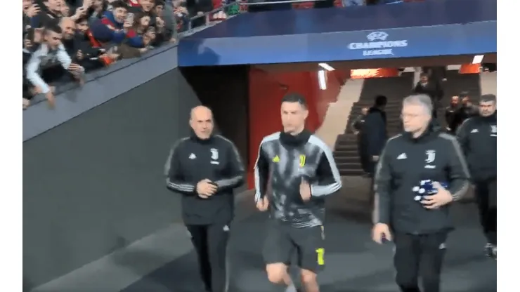 Previa caliente: la reacción de los hinchas del Atleti cuando entró Cristiano