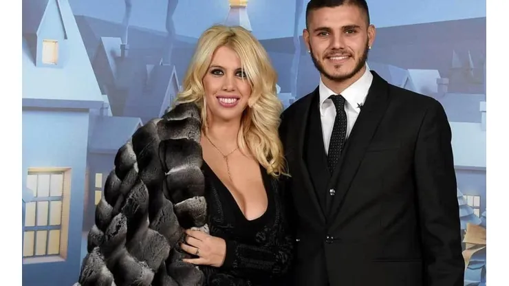 Wanda Nara y Mauro Icardi, juntos.