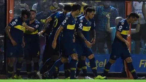 Foto de los jugadores de Boca.