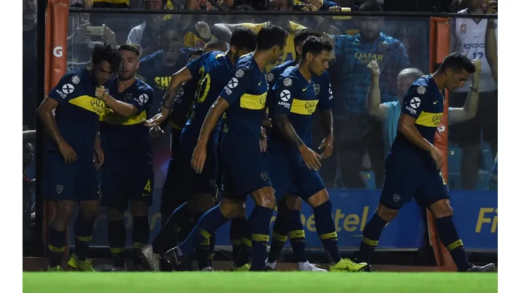 Foto de los jugadores de Boca.