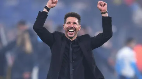 Diego Simeone, técnico de Atlético Madrid.