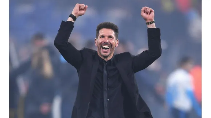 Diego Simeone, técnico de Atlético Madrid.