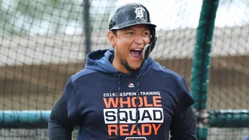 Calidad intacta: Miguel Cabrera muestra su swing y se ve más ligero de peso en el Spring Training