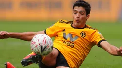 Foto de Raúl JIménez, jugador del Wolverhampton.