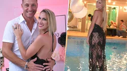 Foto de Néstor Pitana y su mujer.