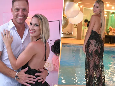 La mujer de Pitana cumplió años ¡y el árbitro fue el DJ!