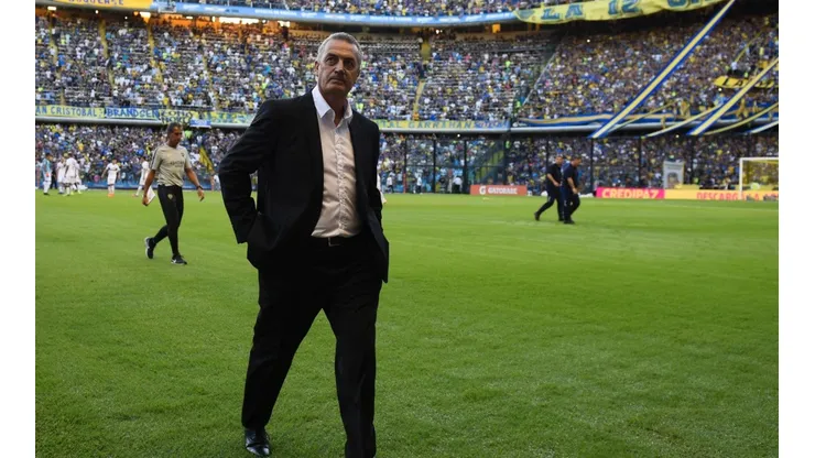 Foto de Gustavo Alfaro, entrenador de Boca.