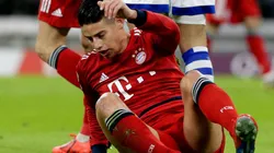 Foto de James Rodríguez, jugador de Bayern Munich.