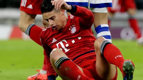 Foto de James Rodríguez, jugador de Bayern Munich.