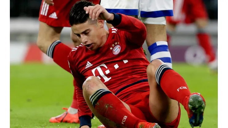 Foto de James Rodríguez, jugador de Bayern Munich.