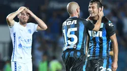 Foto de Darío Cvitanich junto a Lisandro López.