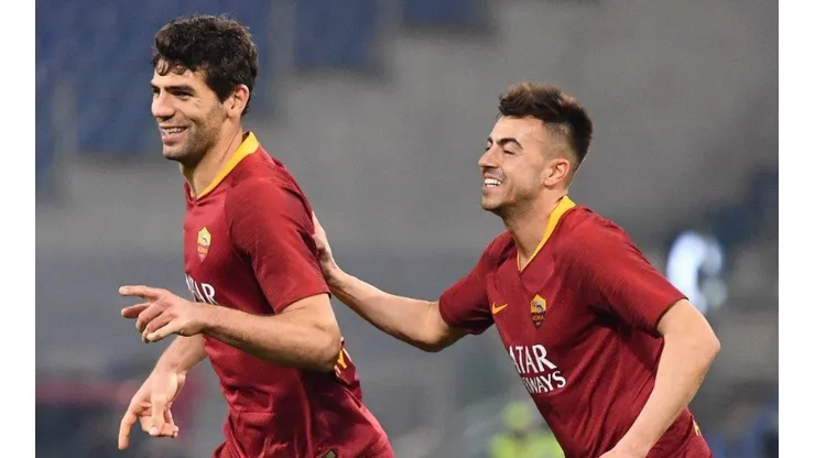 Federico Fazio celebra su tanto.