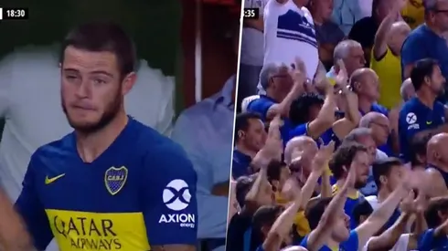Los enamora: Nández agradeció sin parar el cariño de la gente de Boca