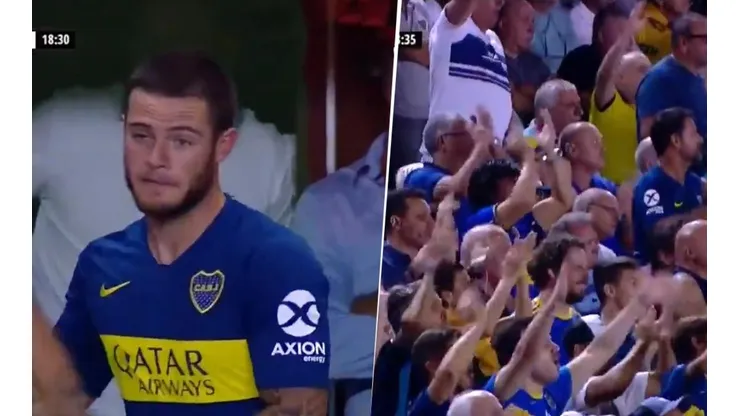 Los enamora: Nández agradeció sin parar el cariño de la gente de Boca
