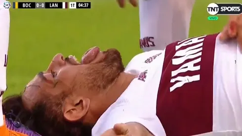 El dolor de Lautaro Acosta.