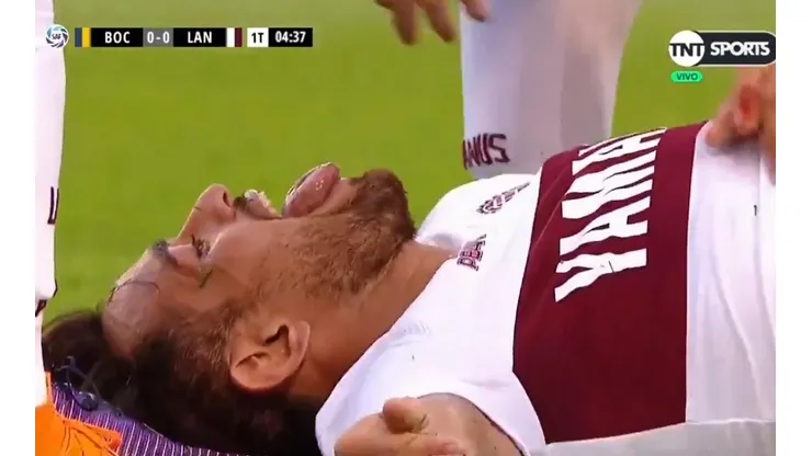 El dolor de Lautaro Acosta.