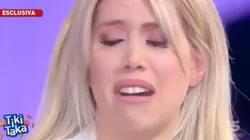 La confesión y el llanto de Wanda Nara ante las cámaras de la televisión italiana