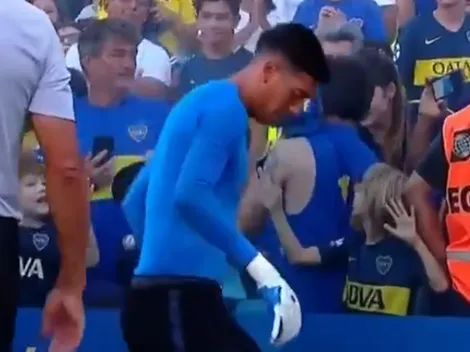 ¡Gran gesto de Andrada en la previa de Boca - Lanús!