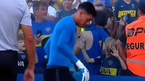 ¡Gran gesto de Andrada en la previa de Boca - Lanús!