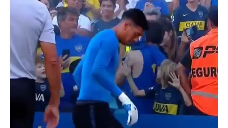 ¡Gran gesto de Andrada en la previa de Boca - Lanús!