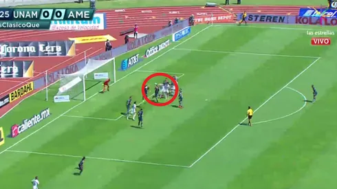 Carlos González abrió el marcador en el Clásico Capitalino con un furioso cabezazo