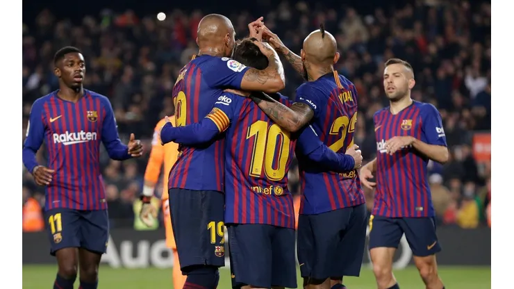 Boateng en el festejo del gol de Messi.