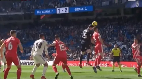 La cabeza de Courtois casi obra un milagro para Real Madrid