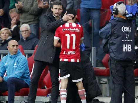 Van Bommel reveló la razón por la que sacó al Chucky Lozano en los primeros minutos del segundo tiempo