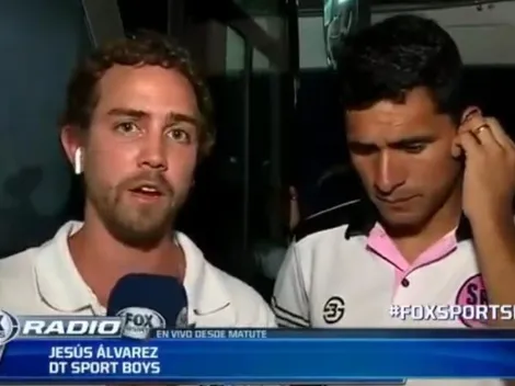 Muy enojado: El DT de Sport Boys consideró que el árbitro influyó en el partido