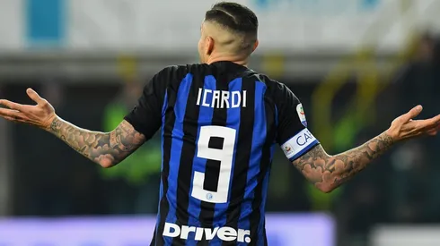 EN PROBLEMAS. Mauro Icardi no entrena con Inter y le sacaron la cinta de capitán (Foto: Getty).
