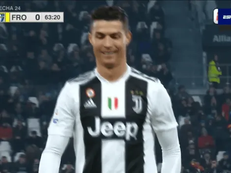 La cara lo dijo todo: Cristiano Ronaldo hizo un golazo y lo sacaron al minuto