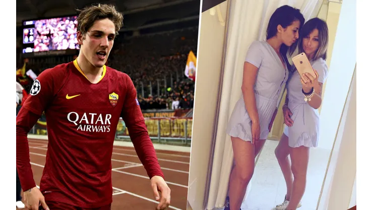 Foto del jugador y su madre.