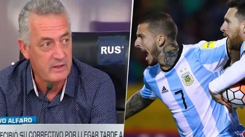 Alfaro habló con Messi sobre Benedetto.