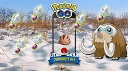 Pokémon GO: Piedras Sinnoh, Swinub Shiny y Mamoswine por el Día de la Comunidad