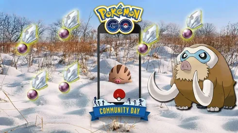 Pokémon GO: Piedras Sinnoh, Swinub Shiny y Mamoswine por el Día de la Comunidad