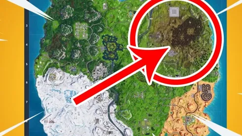 Fortnite: Un bug reveló un nuevo mapa donde algo explotó en Alameda Aullante