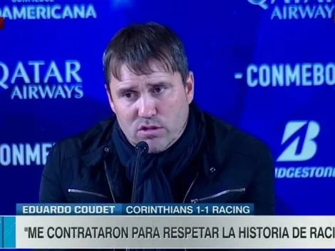 A Coudet le preguntaron por Centurión y respondió con un mensaje para los hinchas