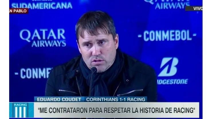 A Coudet le preguntaron por Centurión y respondió con un mensaje para los hinchas