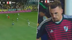 Ay, Armani: Allione empató pero todos hablan del arquero de River