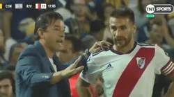 El detalle que nadie te mostró: la reacción de Gallardo y Ponzio al gol de Quintero